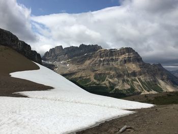 Scenic view of mountain against sky