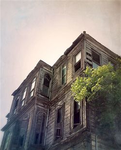 Low angle view of building against sky