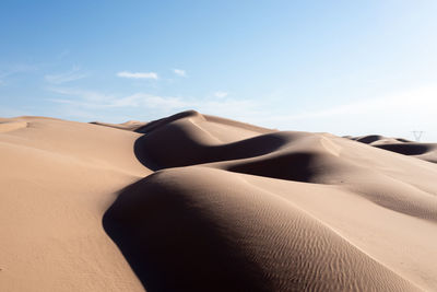 Imperial sand dunes near yuma, arizona