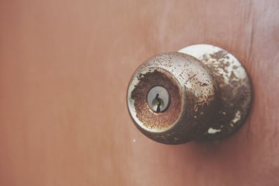 Close-up of rusty metal