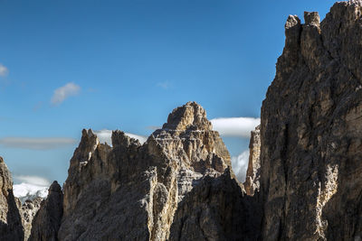 Cadini di misurina dolomite alps peak, trentino sud tyrol, italy