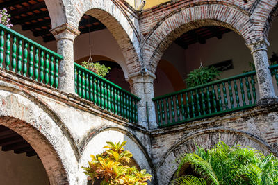 Low angle view of historical building