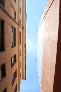 Low angle view of buildings against sky