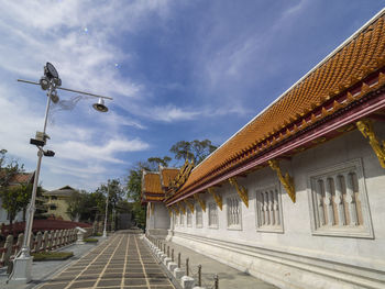 Low angle view of building against sky