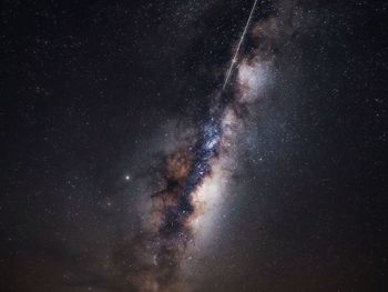 Low angle view of stars in sky