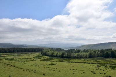 Scenic view of landscape against sky