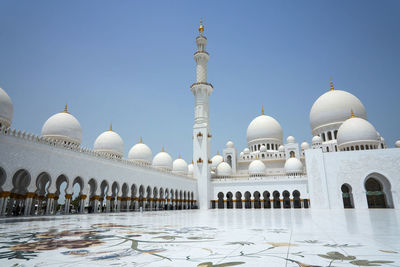 View of cathedral against clear sky