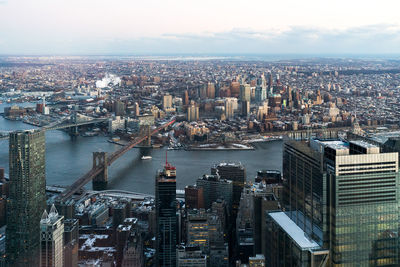 Aerial view of a city