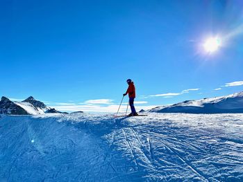 Ski freeride in obertauern, austria