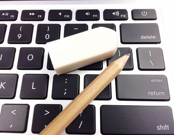 Close-up of computer keyboard