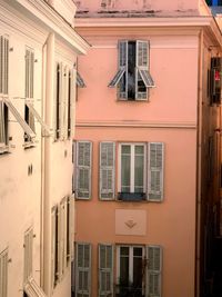 Low angle view of residential building