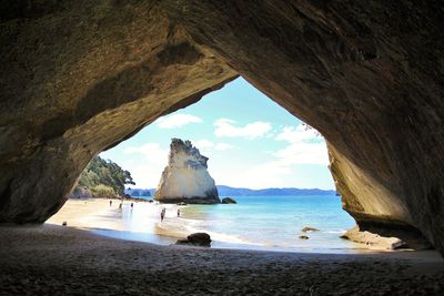 Scenic view of beach