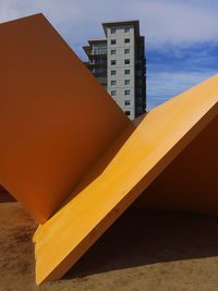 Built structures against the sky