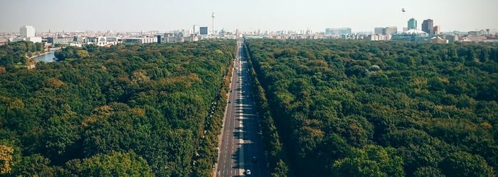 Panoramic view of city