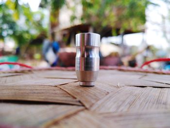 Close-up of drink on table