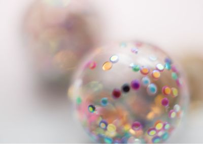 Close-up of multi colored balloons