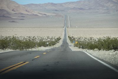 Endless death valley road.