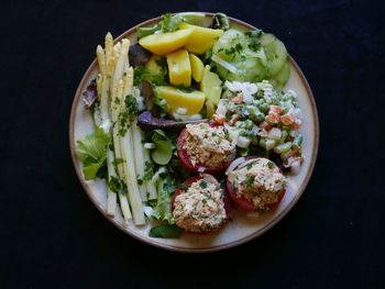 Close-up of salad in plate