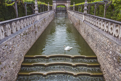 The french gardens in the chateau de villandry in the loire valley in touraine