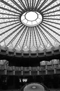 Low angle view of ceiling