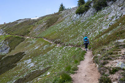 Hiking scenes in the beautiful north cascades wilderness.