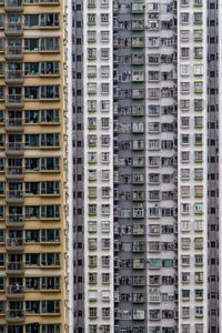 Full frame shot of apartment building