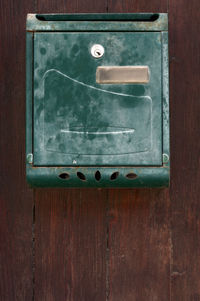 Close-up of old door