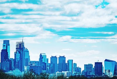 Cityscape against sky