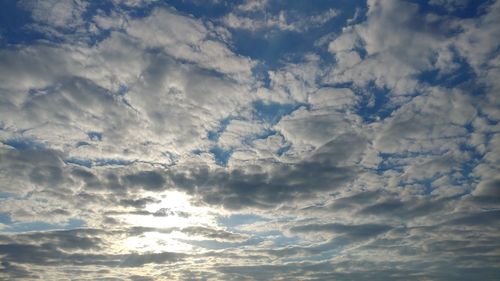 Low angle view of sky