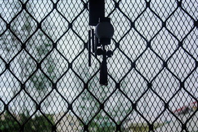 Close-up of chainlink fence