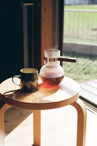 Close-up of drink on table