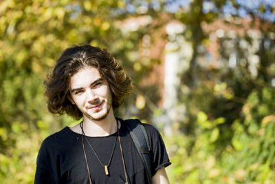 Close-up of young man