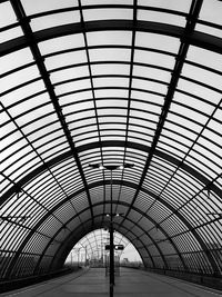 Low angle view of skylight