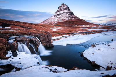 Scenic landscape in iceland