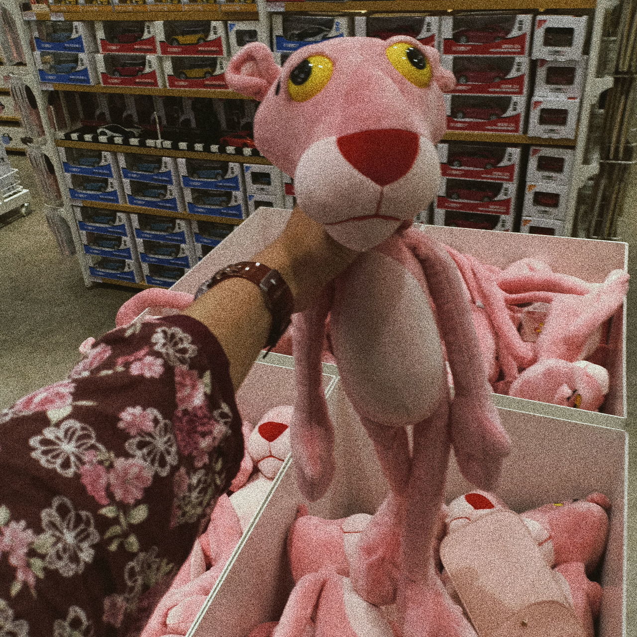 CLOSE-UP OF STUFFED TOY IN MARKET