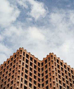 Low angle view of building against sky