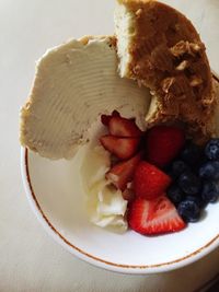 Close-up of served food