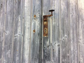 Full frame shot of rusty door