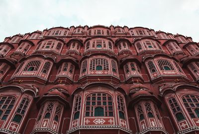 Low angle view of historical building against sky