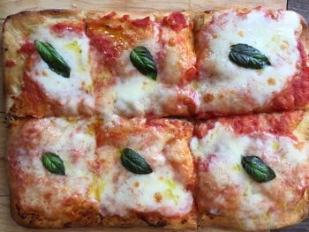 Close-up of pizza
