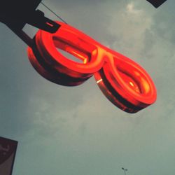 Close-up of red object