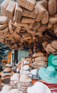 Full frame shot of food for sale in market