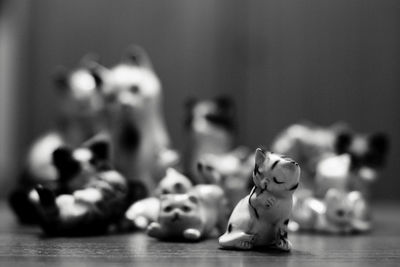 Close-up of stuffed toy on table