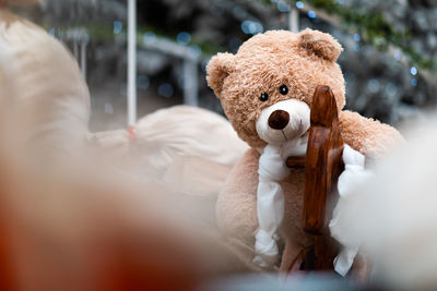 Close-up of stuffed toy