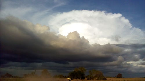 Scenic view of cloudy sky