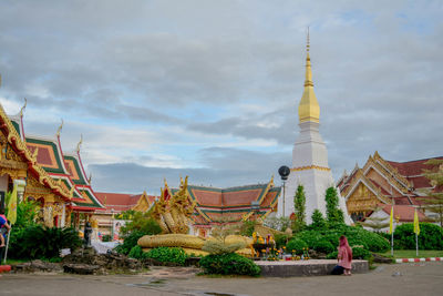 View of temple against sky