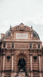 Low angle view of historical building