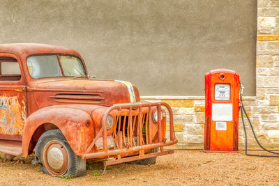 Old rusty car