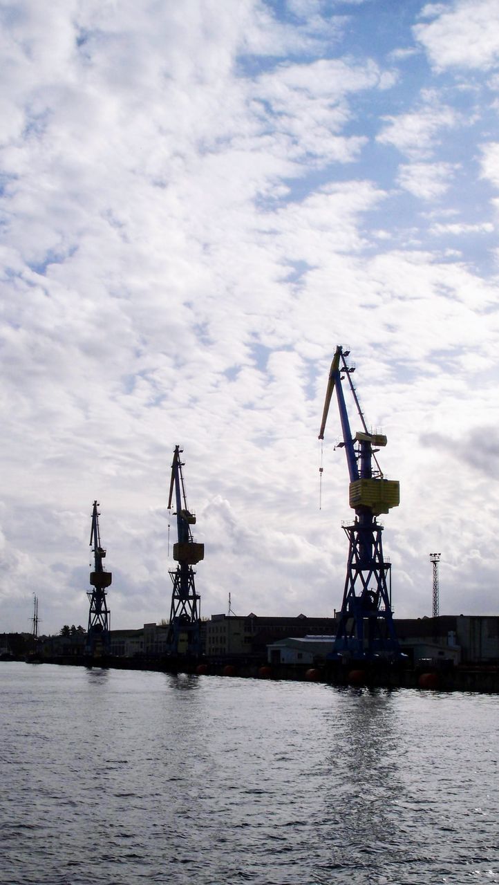 CRANES AT PIER