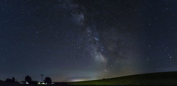 Low angle view of stars at night